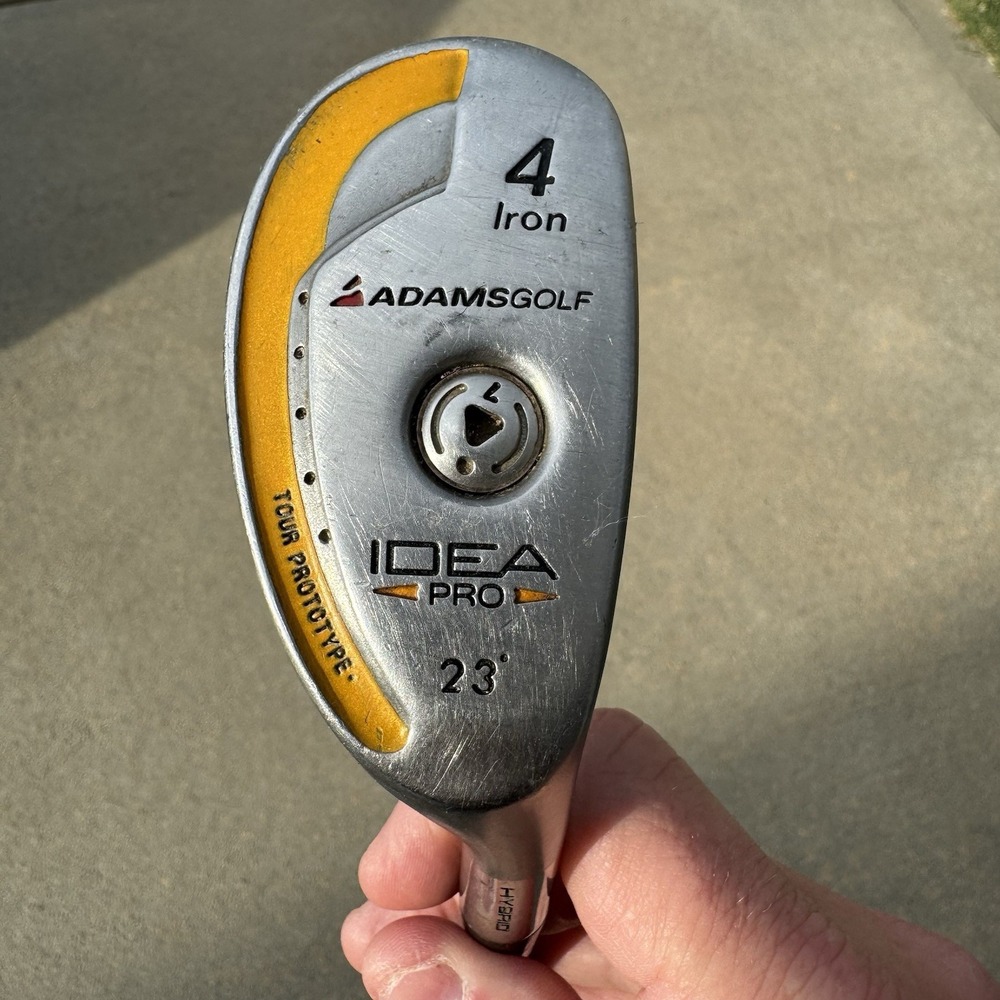 Adams Idea Pro Tour Prototype 4 Iron Hybrid 23° VS Proto Graphite R Flex RH 40.5